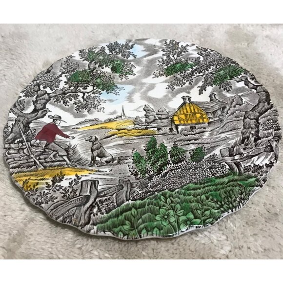 Myott The Hunter Salad Bread Dessert Plate Set Of 6 Made In England 6.5" - Picture 3 of 6